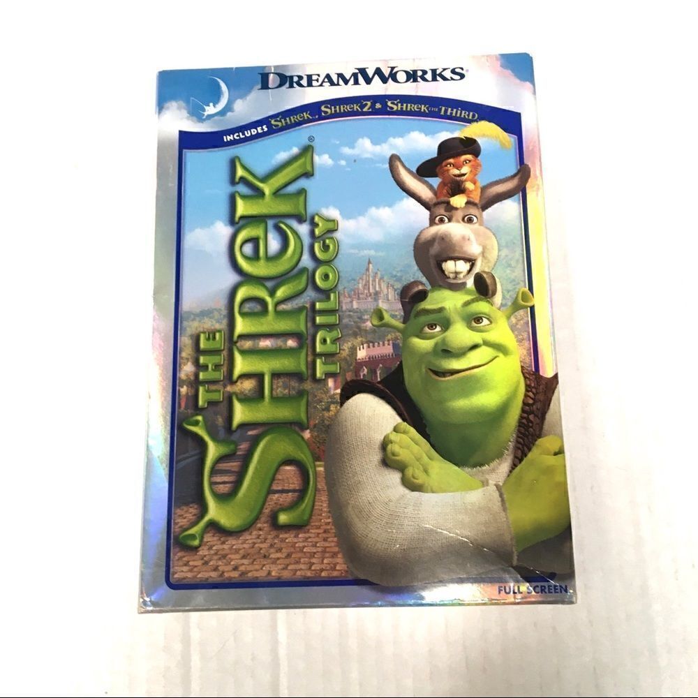 Shrek the trilogy 3 pack movie bundle full screen